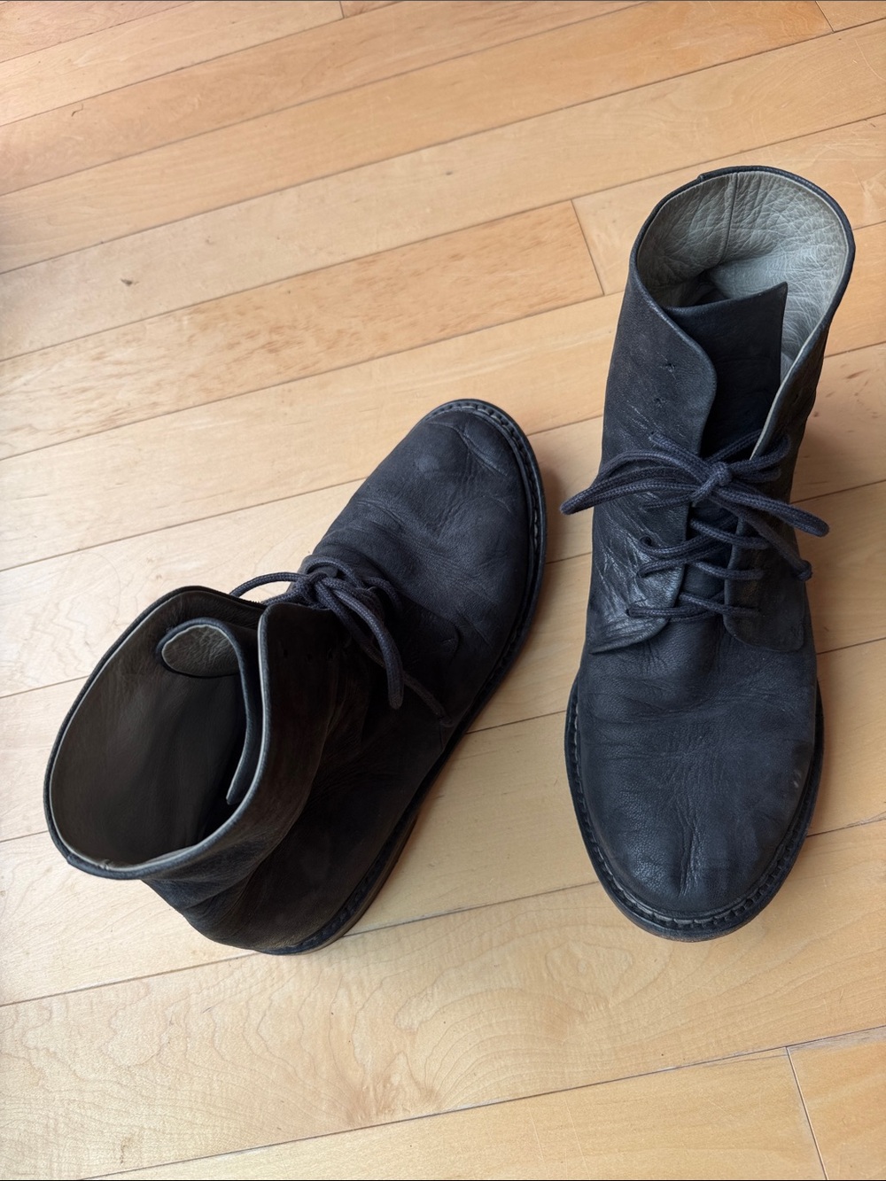 Marsell Matte Dress Leather Chukka Boot